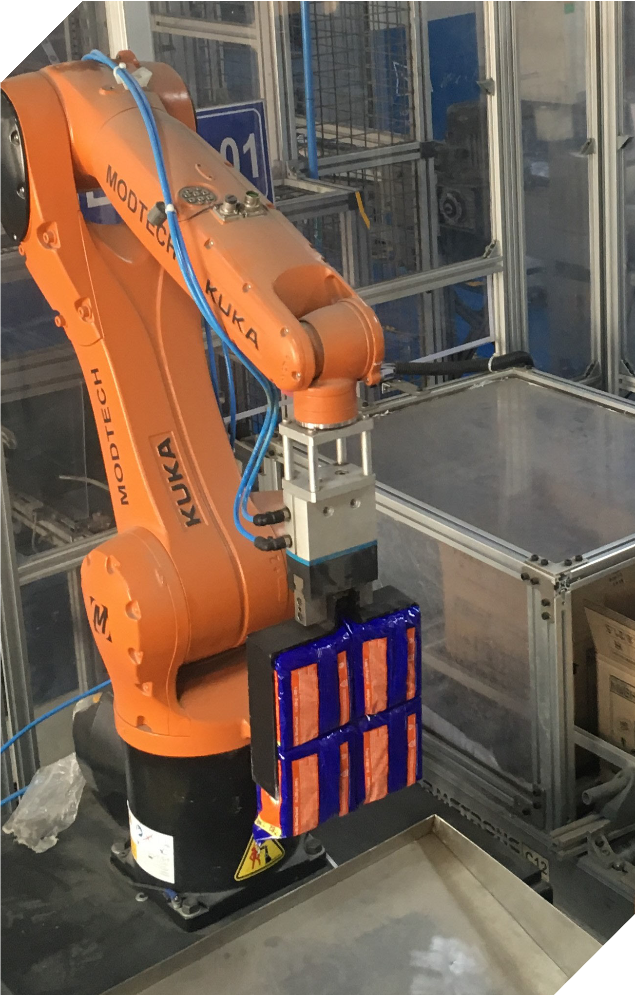 Robotic Case Packer installation 1